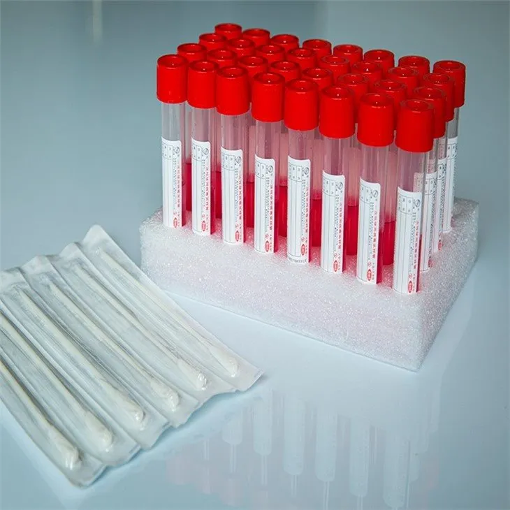 Vienreizlietojama vīrusu paraugu ņemšanas caurule